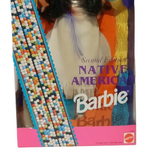 Native American Barbie 2nd Edition 11609 Vintage 1993 Dolls of the World MINT - Picture 2 of 11